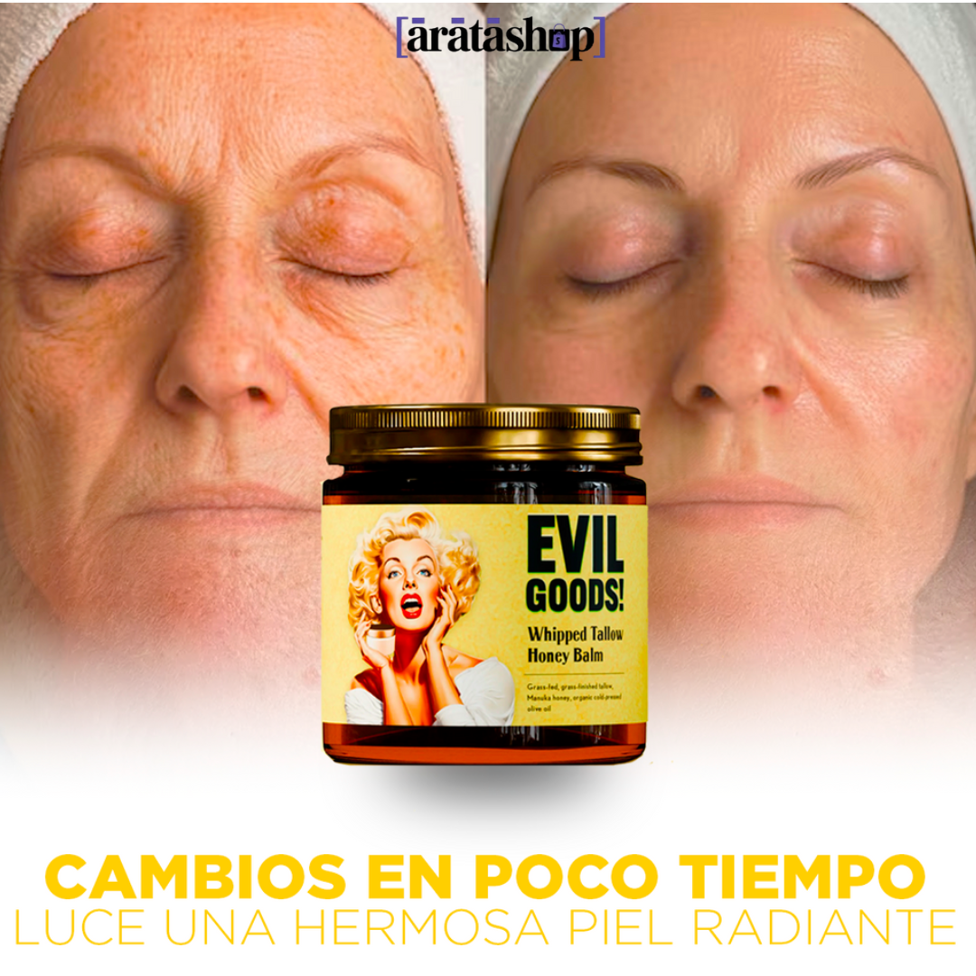 Evil Goods- Bálsamo sebo de res anti acné y anti envejecimiento 🧖✨