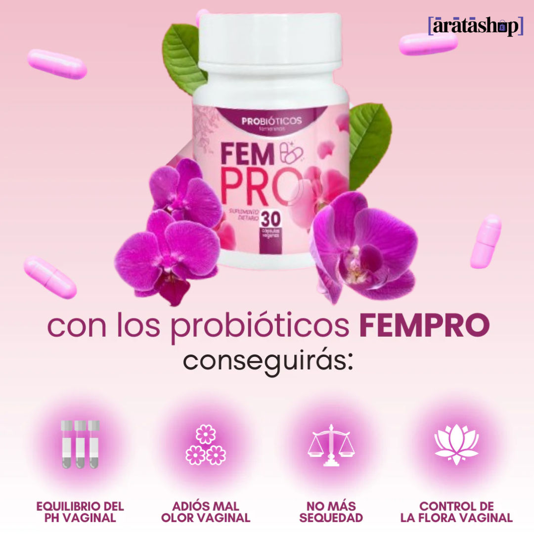 FEMPRO- PROBIÓTICOS FEMENINOS NATURALES🌸